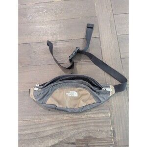 The North Face Mountain Biker Lumbar Pack Waist Bag Fanny Pack Tan EUC